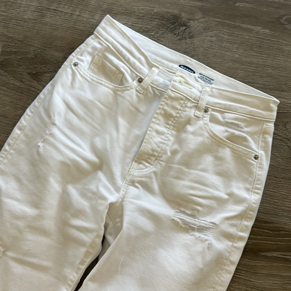 Old Navy Sky Hi Straight Jeans